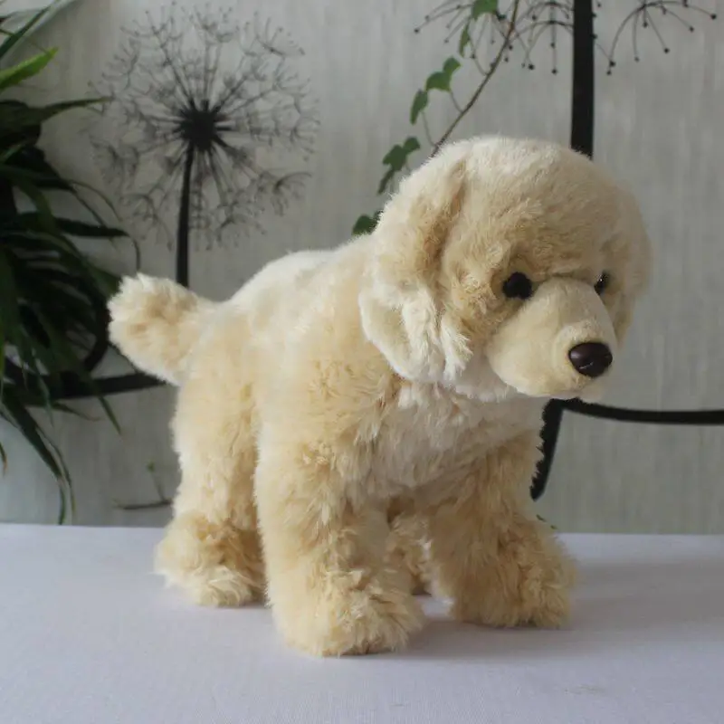 

L35xH27cm Cute Labrador Retriever Plush Pillow PP Cotton Kids Girl Birthday Gift