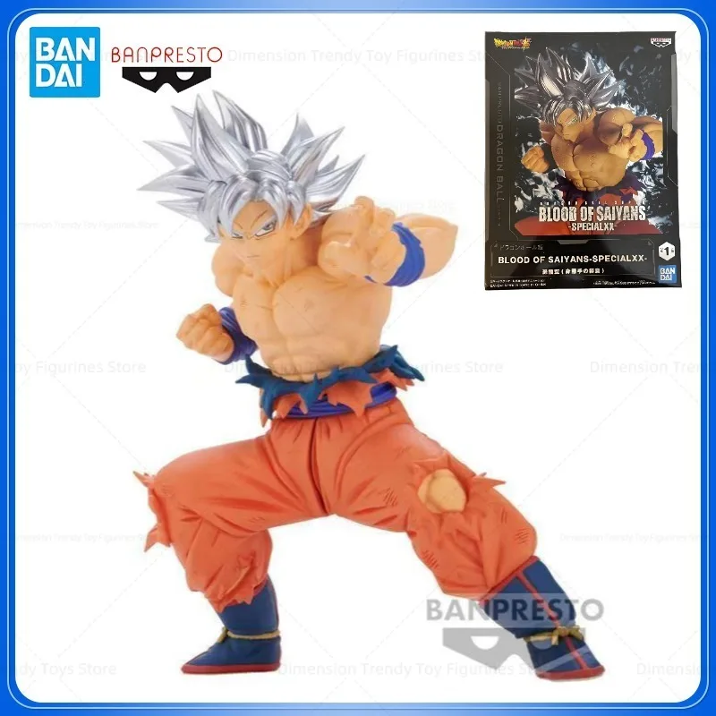

Bandai In Stock BANPRESTO Dragon Ball Z BLOOD OF SAIYANS Special XX Son Goku PVC Anime Action Figure Model Toys Collectible DT