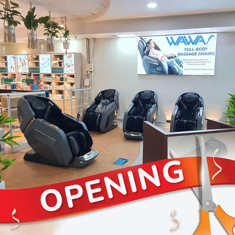 Zero Gravity Massage Chair Full Body 3D Deep Tissue Airbag Compression Synthetic Leather Metal Frame Buff Salon Commercial Home