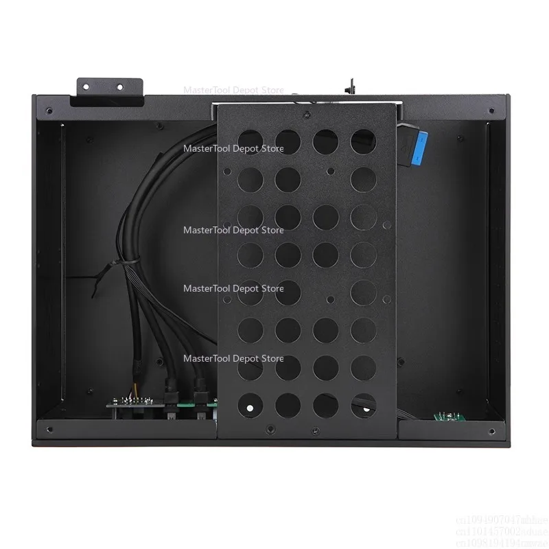 XQBOX A02 Aluminum Shell Iron Architecture Chassis HTPC Horizontal ITX Mini Chassis, Half-height Graphics Card - view 2