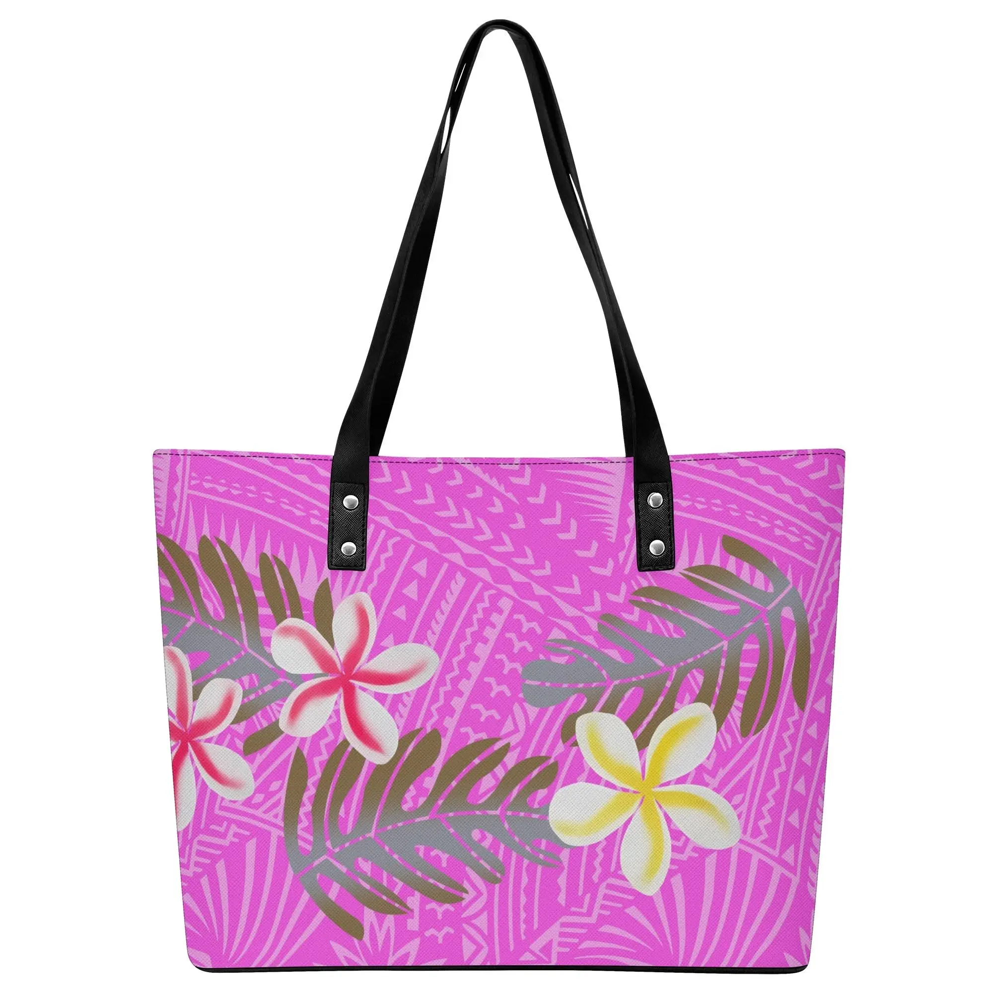 

Women's shoulder Bag Personalized Storage Bag Custom Polynesian Print Large Capacity Casual Overnight Bag Travel Tote Spring