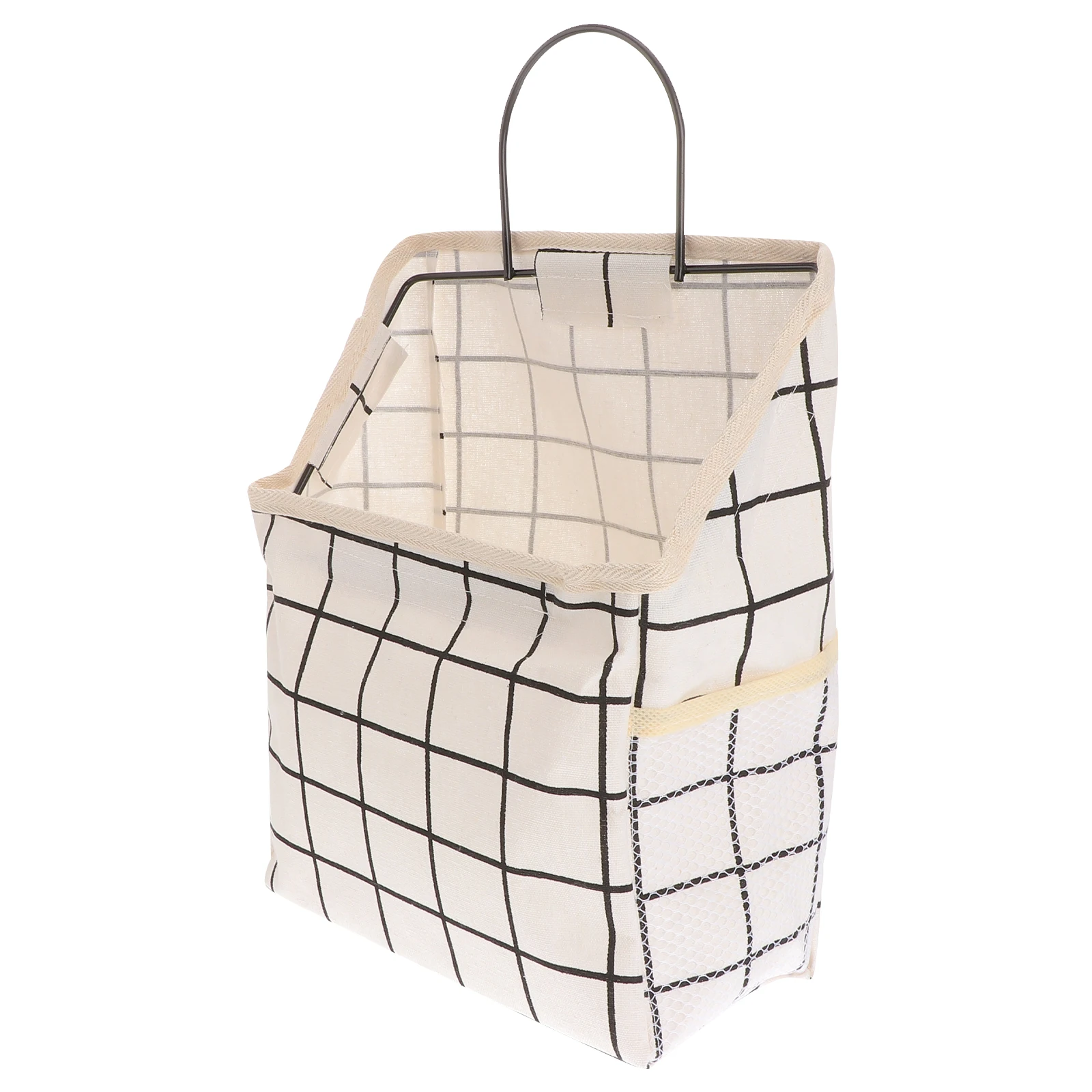 

Cotton Linen Storage Bag Wall Mounted Home ganizer Hanging Sundries Bag Magazine Bedroom Kitchen Premium Material Easy Use