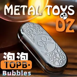 Metai Toys Dz. Metal material mechanical structure decompression toy EDC TOP coin series