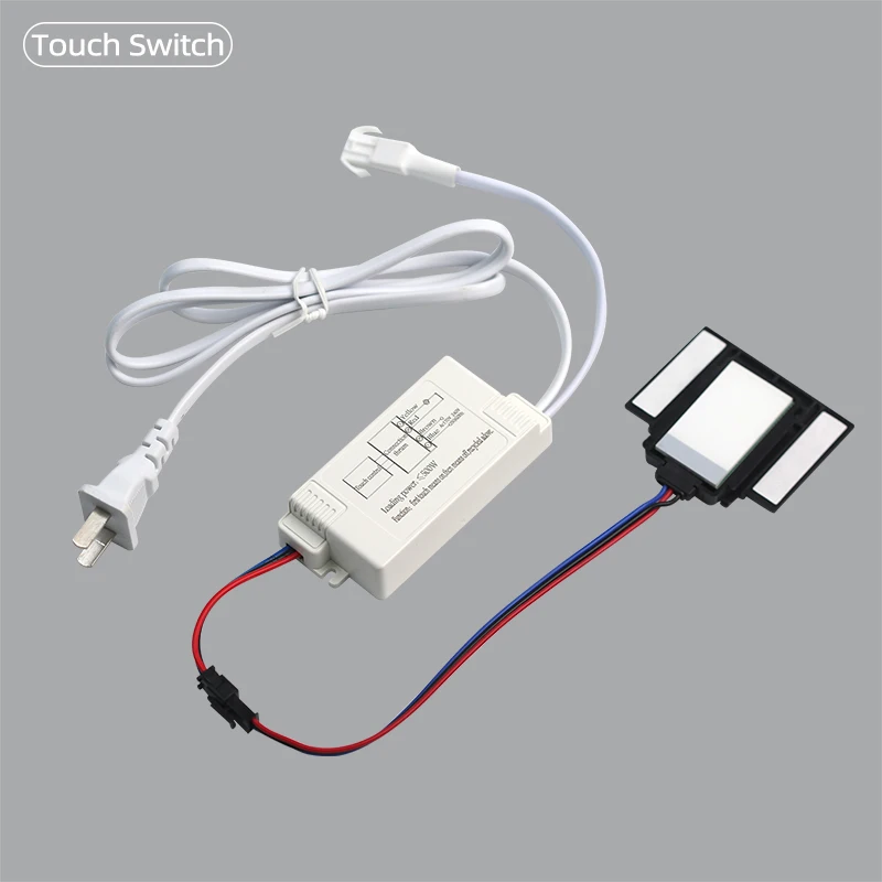 AC220V single button touch on/off for LED light high voltage mirror touch switch