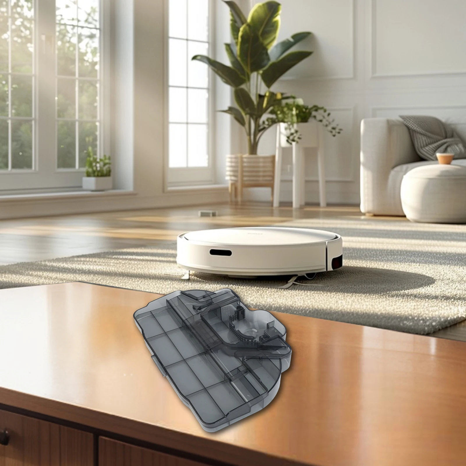 Cleaning Tray For DEEBOT For T80 For Omni And For T80 For Pro For Omni Robot Vacuum Mop Multi-compartment Storage Box Filter