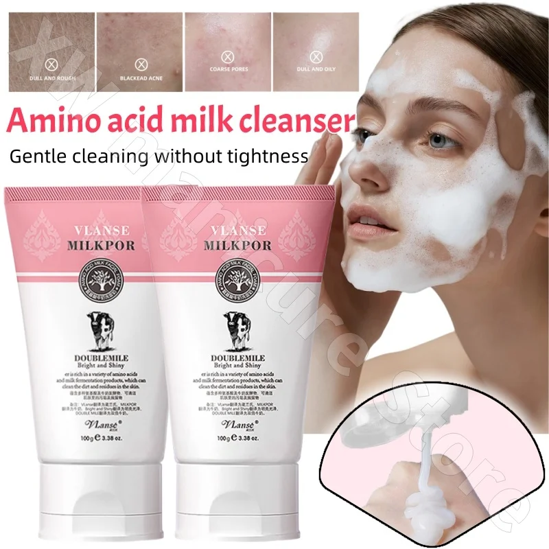 

Thai Weilan's amino acid milk facial cleanser deep cleansing gentle and non-irritating moisturizing moisturizing cleanser 100g