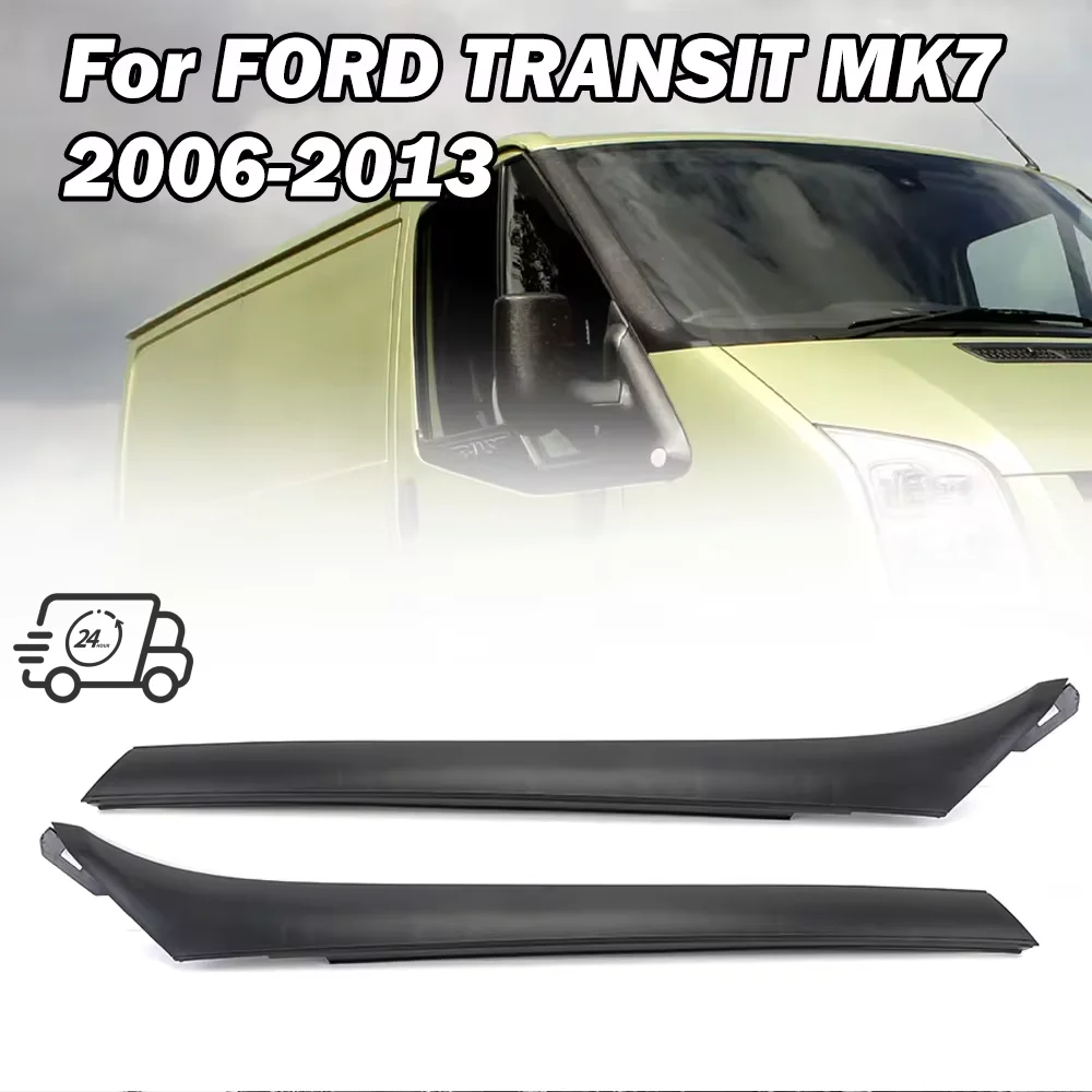 

Windshield A Pillar Pannel Molding for Ford Transit MK7 2006-2013 Black ABS Replacement car accessories Pillar Trim Spare Parts