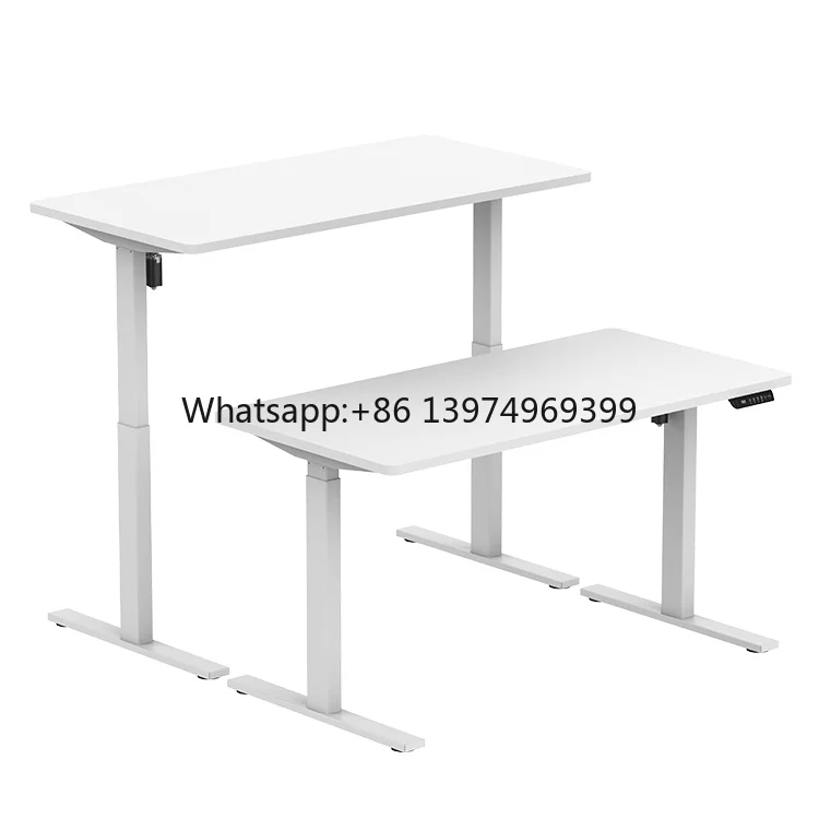 E-commerce Version Table Top Optional Single Motor Electric Height Adjustable Desk Sit Stand Desk Frame