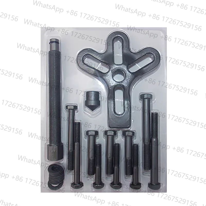 13 PCS High-Quality Steel Automotive Tool Set Harmonic Balancer Steering Wheel Puller Repair Kit Disassembly Removal Tool Set