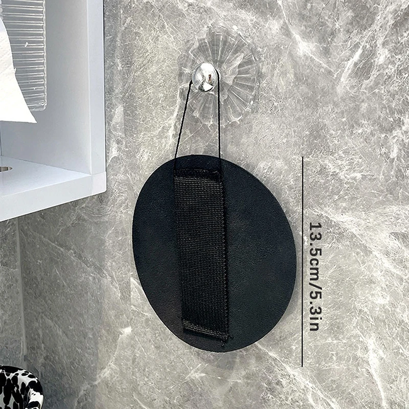 Scrub da bagno in gomma nera indolore forniture da bagno rotonde bagno per la casa forte strofinare la schiena strofinare la cenere spazzola esfoliante per fango