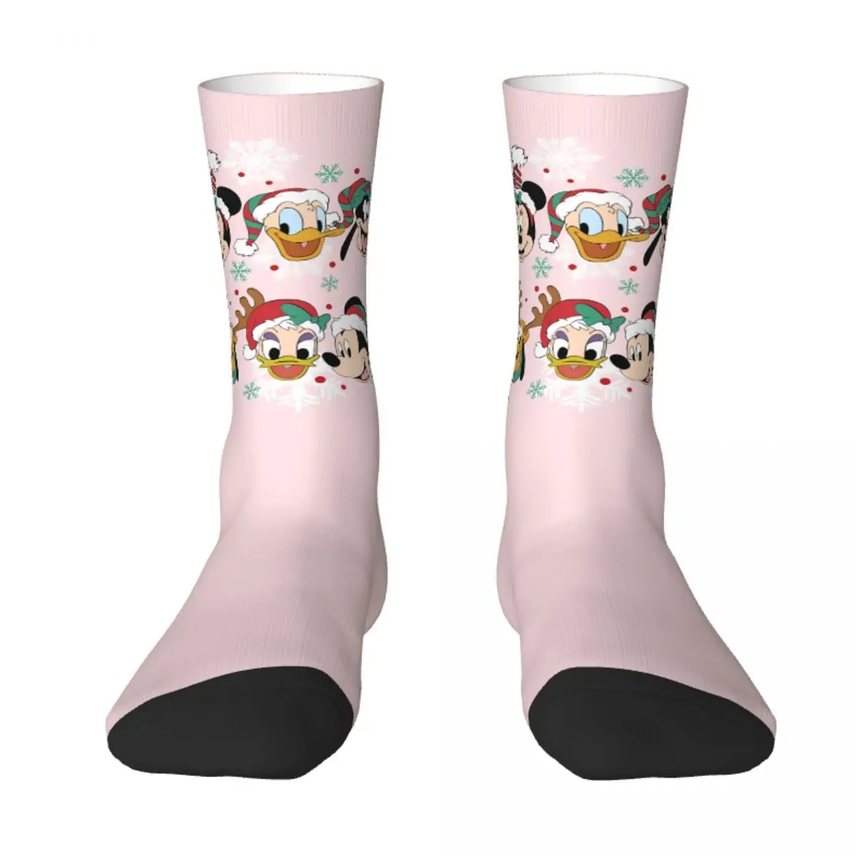 TureMouse-Chaussettes de Noël coordonnantes unisexes, bas respirants, design de loisirs, escalade, automne, hommes