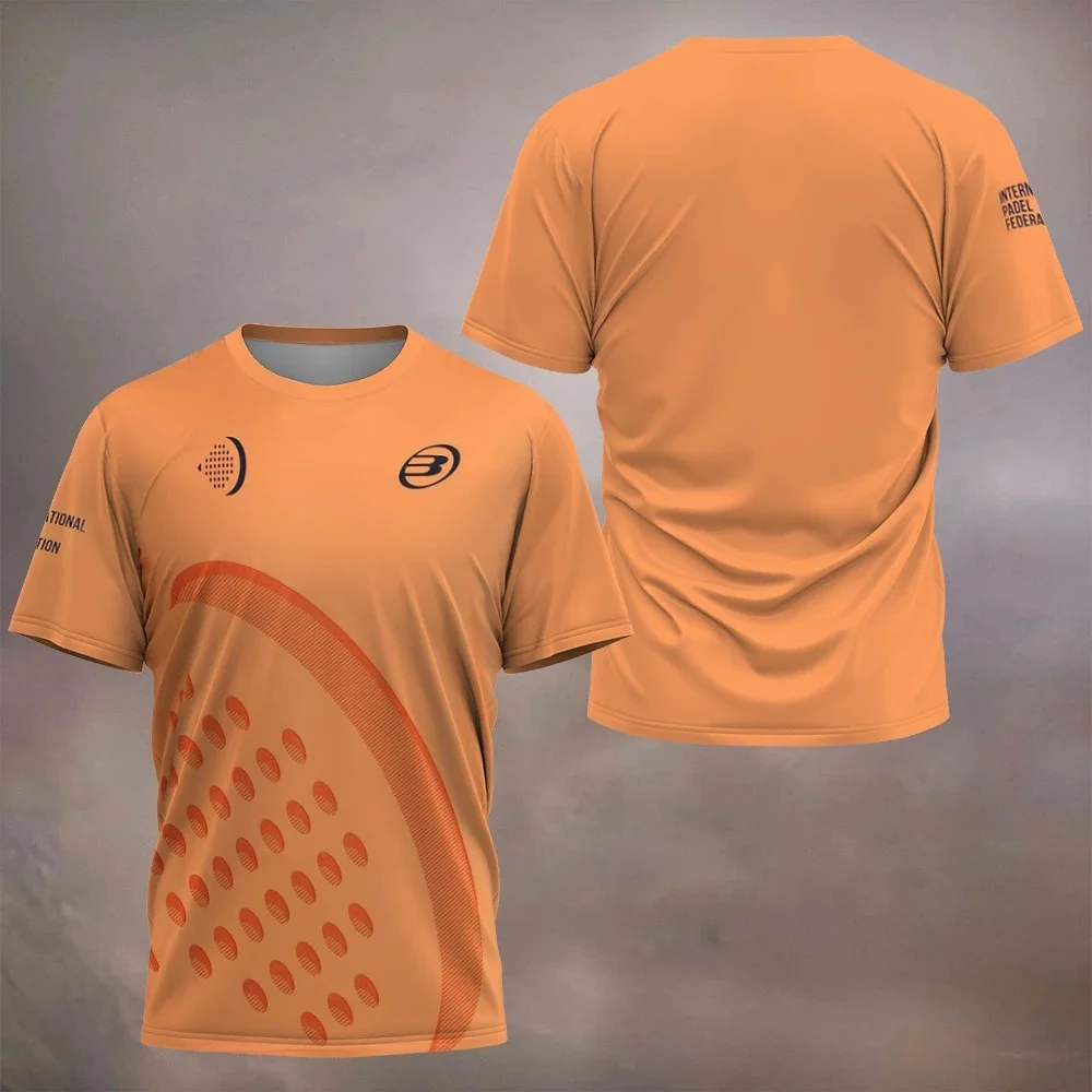 

2025 New Padel Tennis Sports Jersey Men's T-Shirt Women Badminton Quick Drying Tops Summer Breathable Tees Padel Short Sleeve