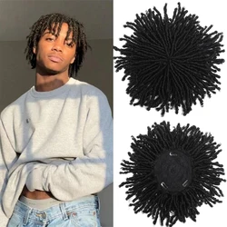 6 Inch Dreadlock Hair Toppers With Clip In Braided Hair Half Wigs For Women Short Synthetic Dreadlocks Hair Pieces Toupee Afro H