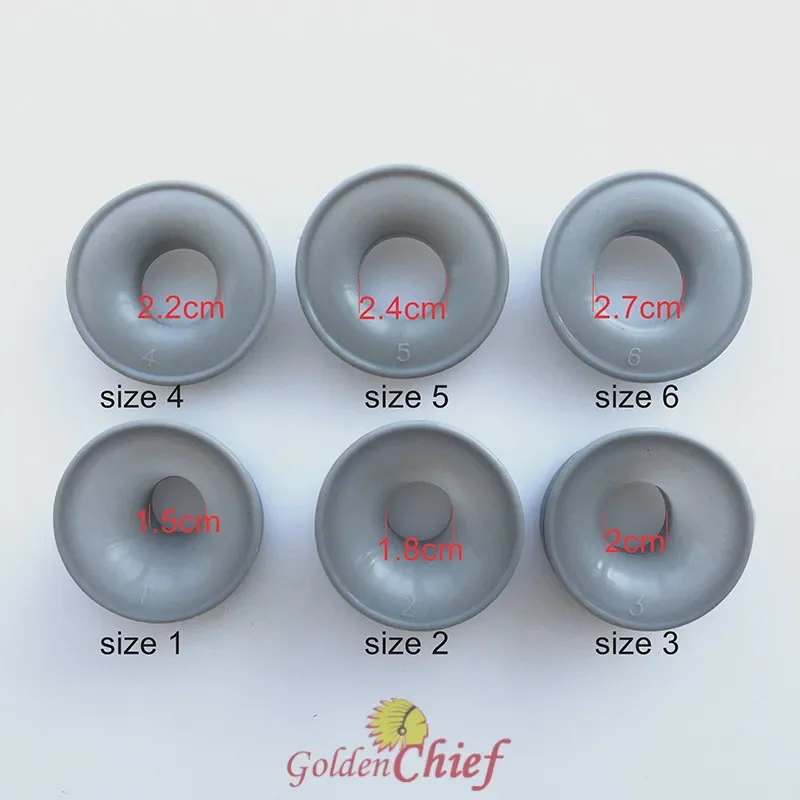 طقم غطاء للأكمام من السيليكون رقم 1-6 للقضيب Sizeoctor أكواب أطول موسع منتجات للبالغين للرجال مقاس أكمام قضيب الطبيب #4