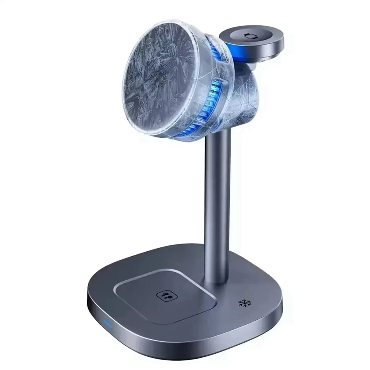 Semiconductor Refrigeration Wireless Charger Magnetic Phone Holder 15W Fast Charging Three-in-One Wireless Charger