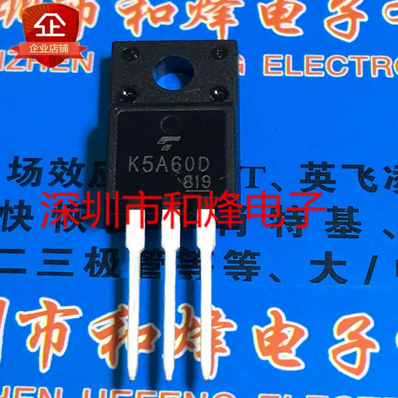 5PCS-10PCS K5A60D TK5A60D  TO-220F 600V 5A  New And Original On Stock