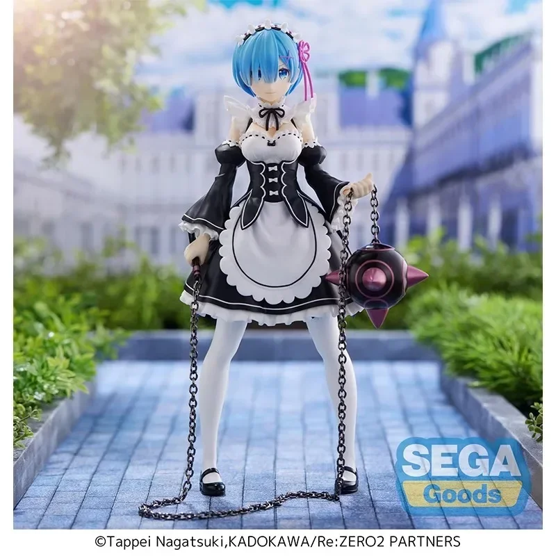 In Stock SEGA Original FIGURIZM（FZ）Re: Zero Starting Life in Another World Rem Anime Figure Toys for Model Ornaments Kids Gift