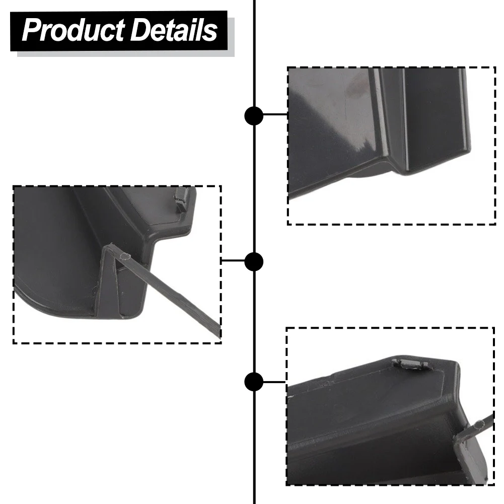 G01 G02 G08 Fit Front Tow Hook Cover Bumper Repair Unpainted Finish Direct Replacement Single Piece OE Fitment