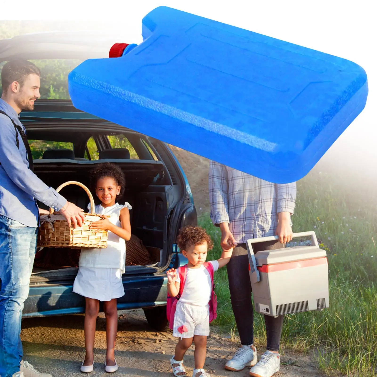 Reusable Ice Freezer Pack Refrigerator Ice Blocks Ice Crystal Box Cold Freezer Pack Picnic Fresh Food Cooler Water InjectionBox