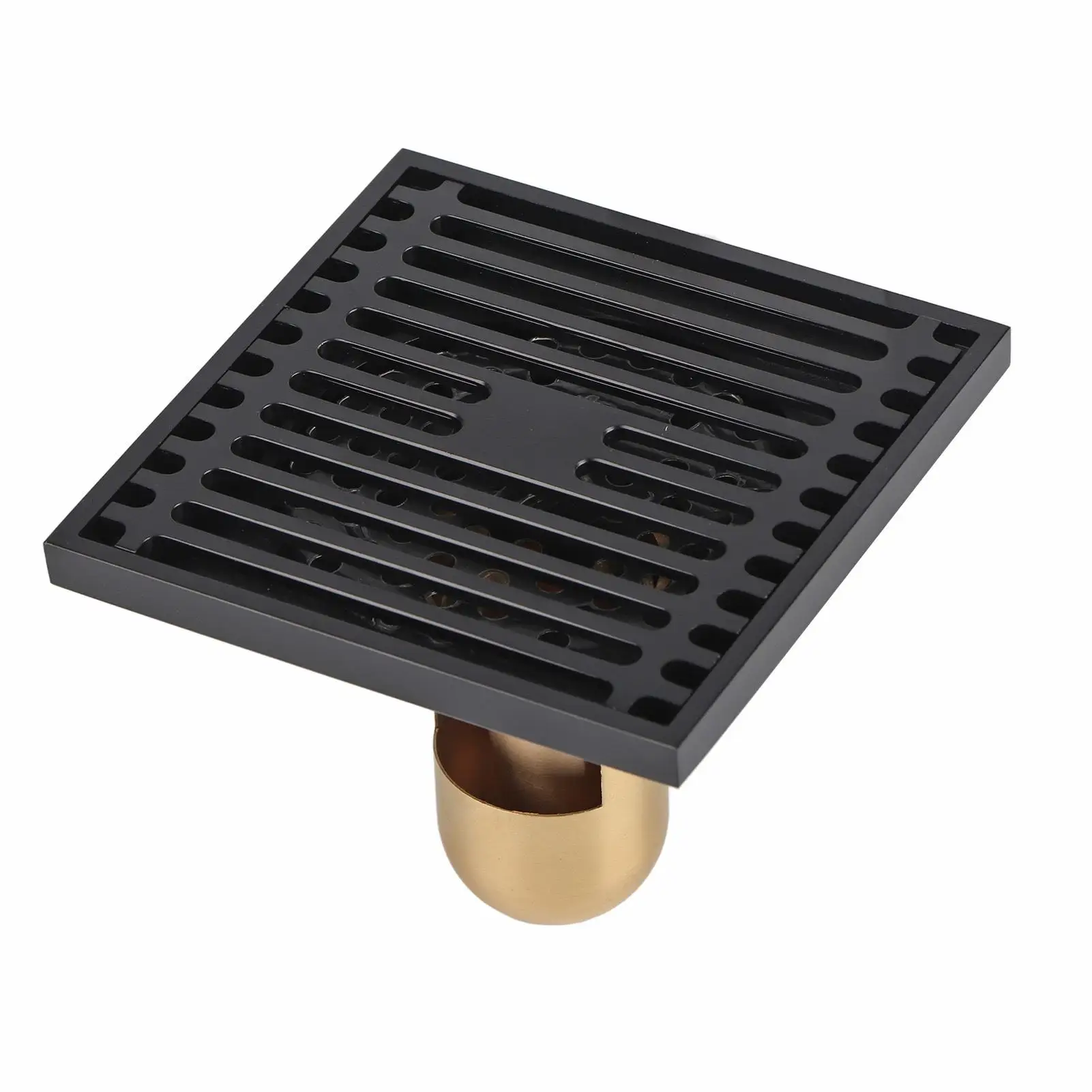 3.9x3.9in Antique Bathroom Floor Drain - High-Grade Shower Drain with Filter for kitchen & Balcony