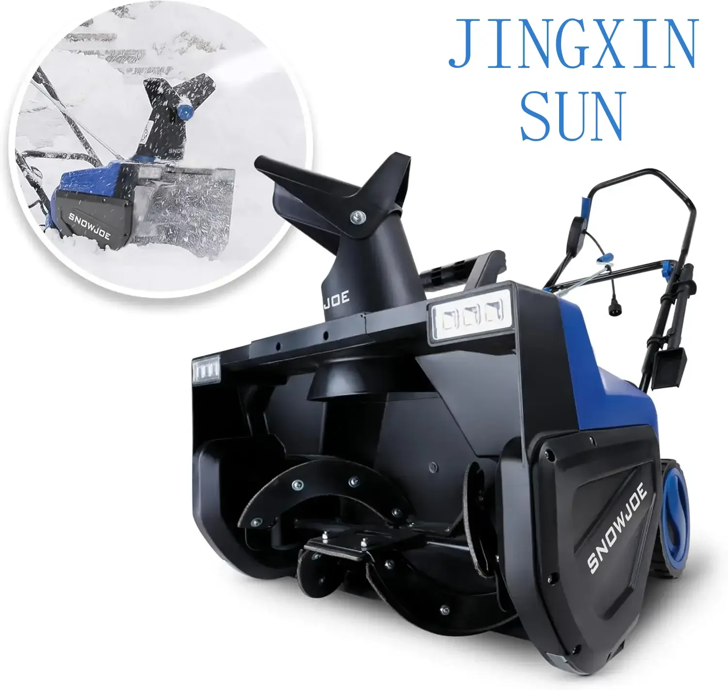 22-inch, 15-Amp Electric Walk-Behind Snow Blower w/ Dual LED Lights For SJ627E