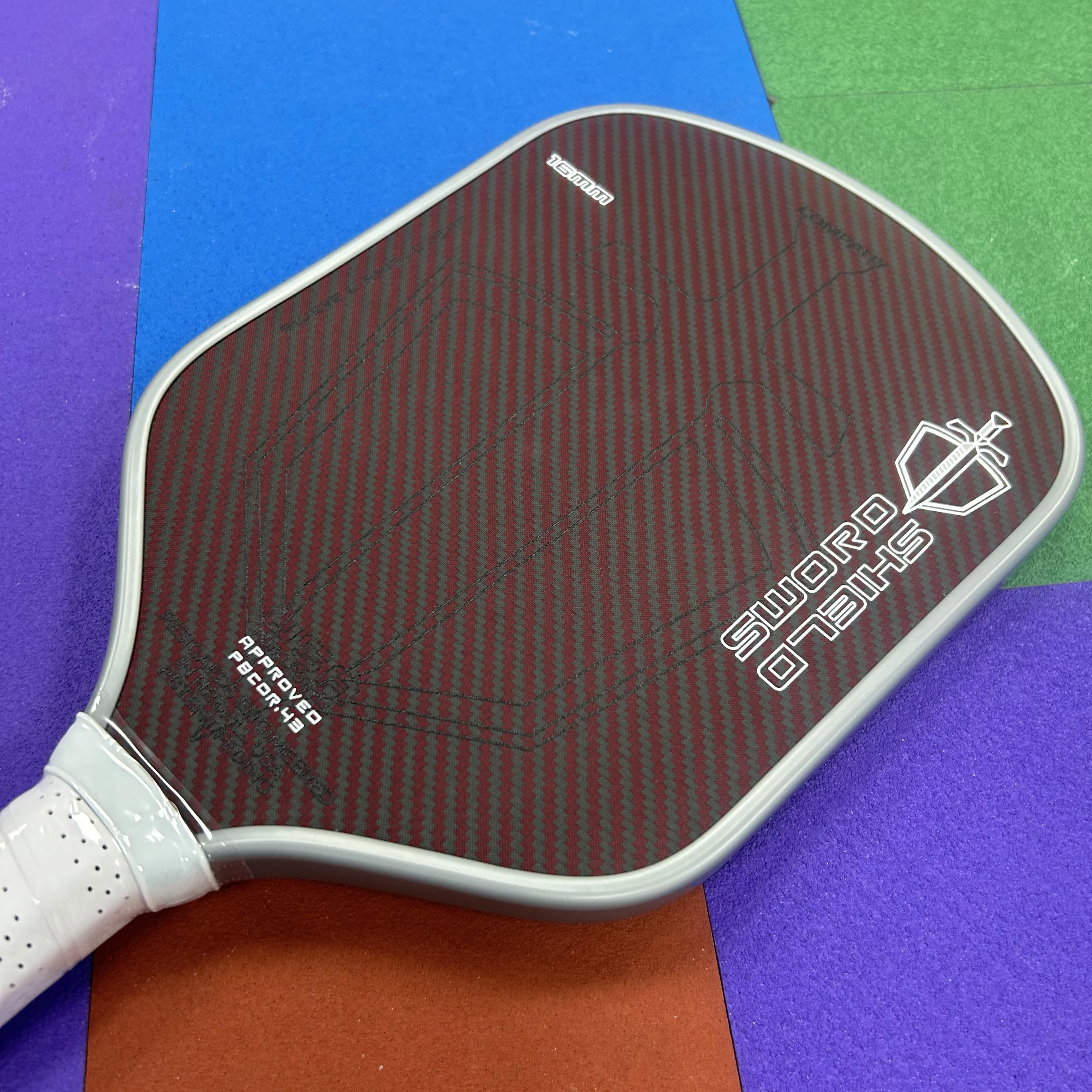 New J2NF Foam Core 16mm Kevlar Surface Durable High Quality Professional Outdoor Training Competition for Pickleball Paddle