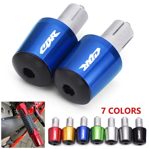 CBR Universal Motorcycle CNC Aluminum Handle End For Honda CBR 125R 600 F4i 650F/R 1100XX 1000F cbr 600 954 1000 RR 900RR 250R