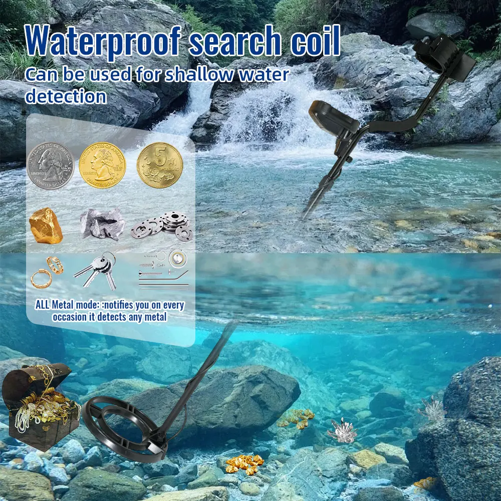 MD8040 للكشف عن المعادن تحت الأرض كاشف العمق قابل للتعديل المقتفي للكشف عن المعادن الكنز هنتر الذهب حفار تحديد موقع دقيق