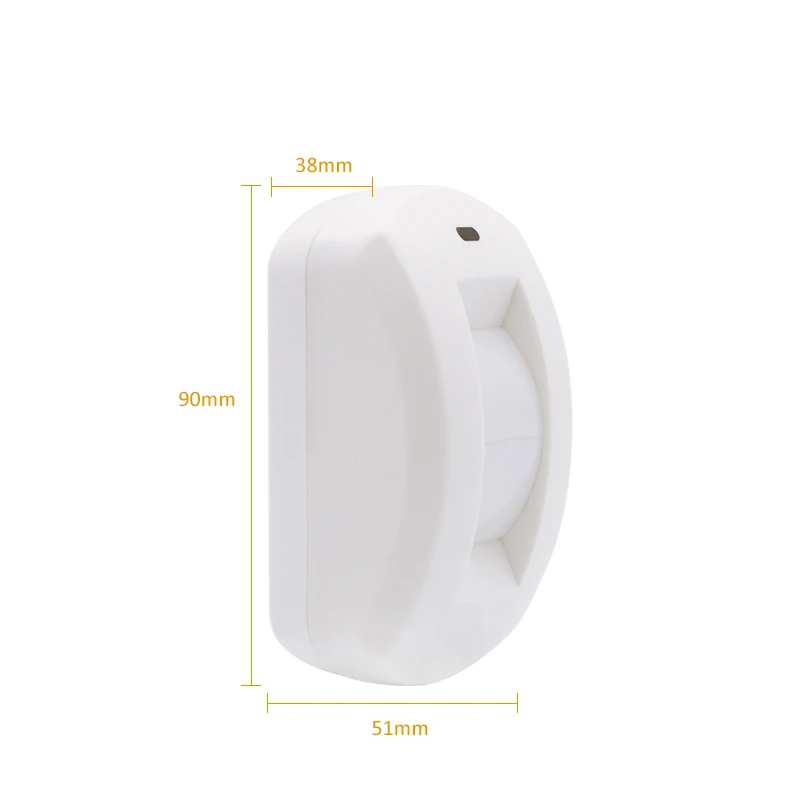 12V Mini Wired Curtain PIR Detector Window Motion Sensor Alarm output NO/NC with Anti-tamper Switch for Burglar Alarm System