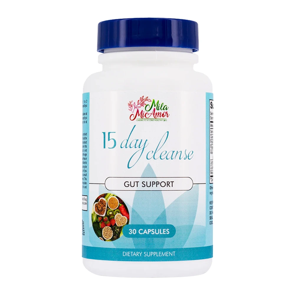 15-Day Colon Cleanse Detox Capsules - Helps Speed Up Metabolism, Promote Bowel Movements, Aid Weight Loss, Digestive Health