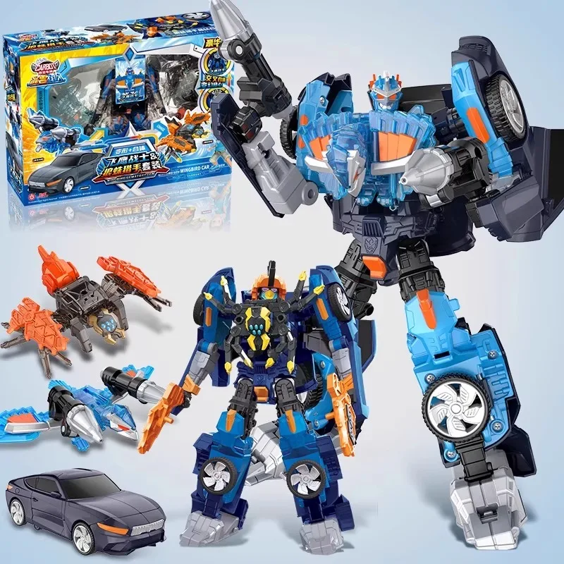 

Hello Carbot CrystalBeast Merge Transform Robot Mecha Model Kit STEM Toys Deformation Action Figure Birthday Gift Boys Kids 6-12