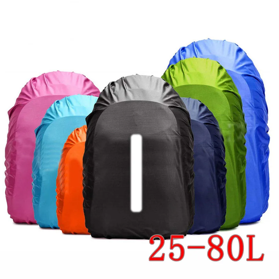 Juste de pluie étanche pour sac à dos, housse de pluie anti-poussière, sac à dos Casting Fashion DulOutdoor, camping, randonnée, escalade, 25L, 35L,