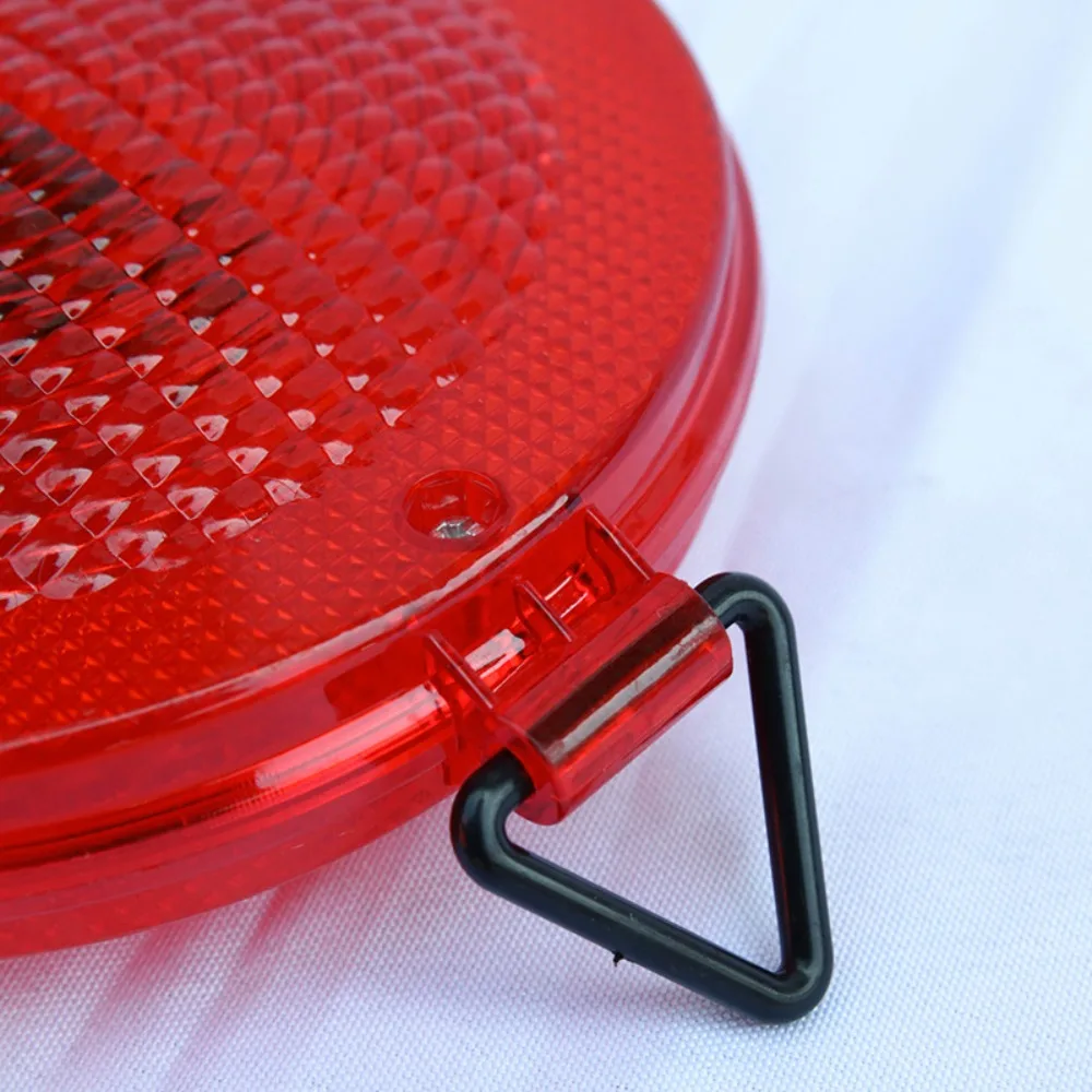 Waterproof Handheld LED Barricade Light Strobe Function with Hanging Ring Traffic Safety Light LED Light Source High Visibility