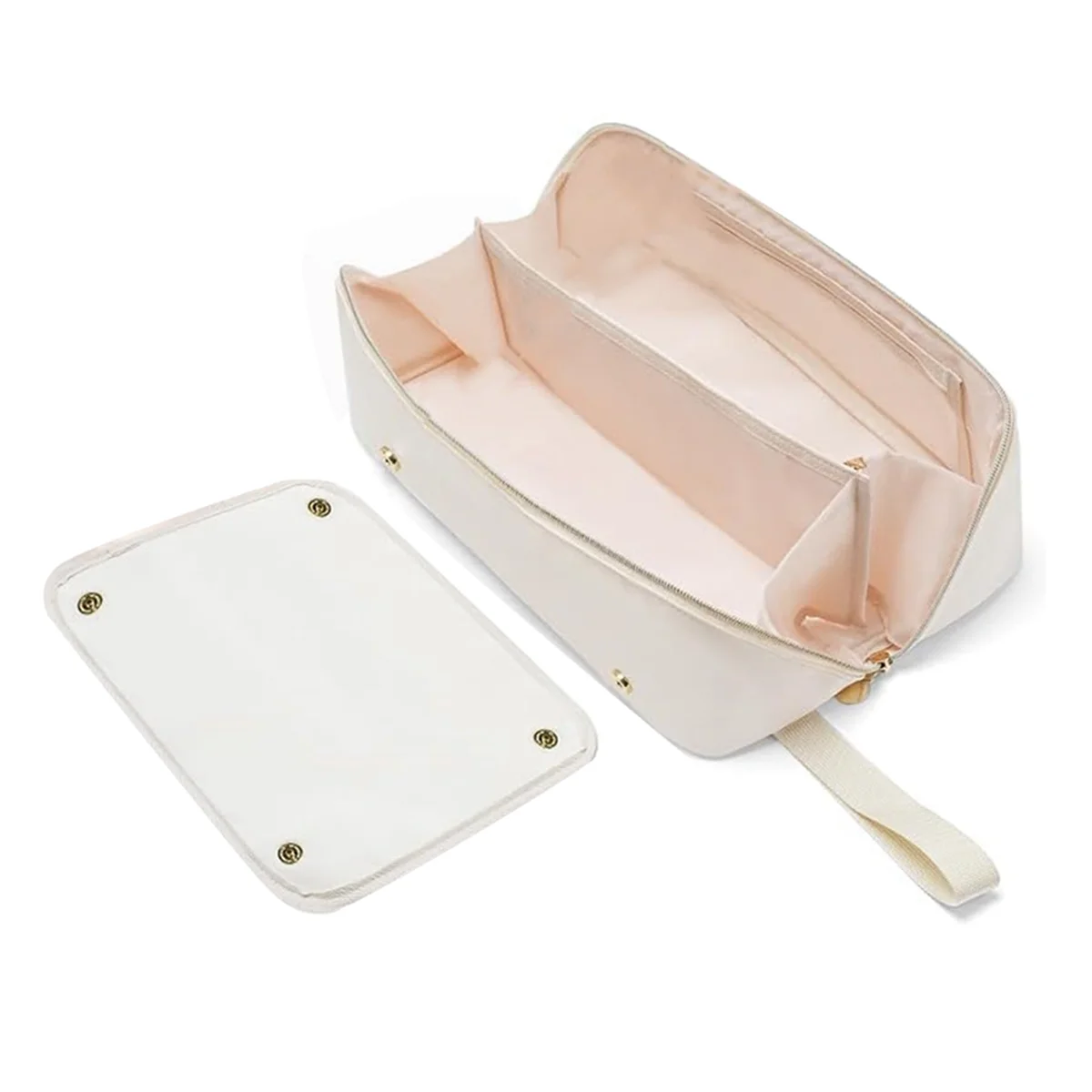 

Hair Tools Travel Bag with Heat Mat, Portable Hair Tool Organizer Travel Carrying Case for Straightener, Curling Iron