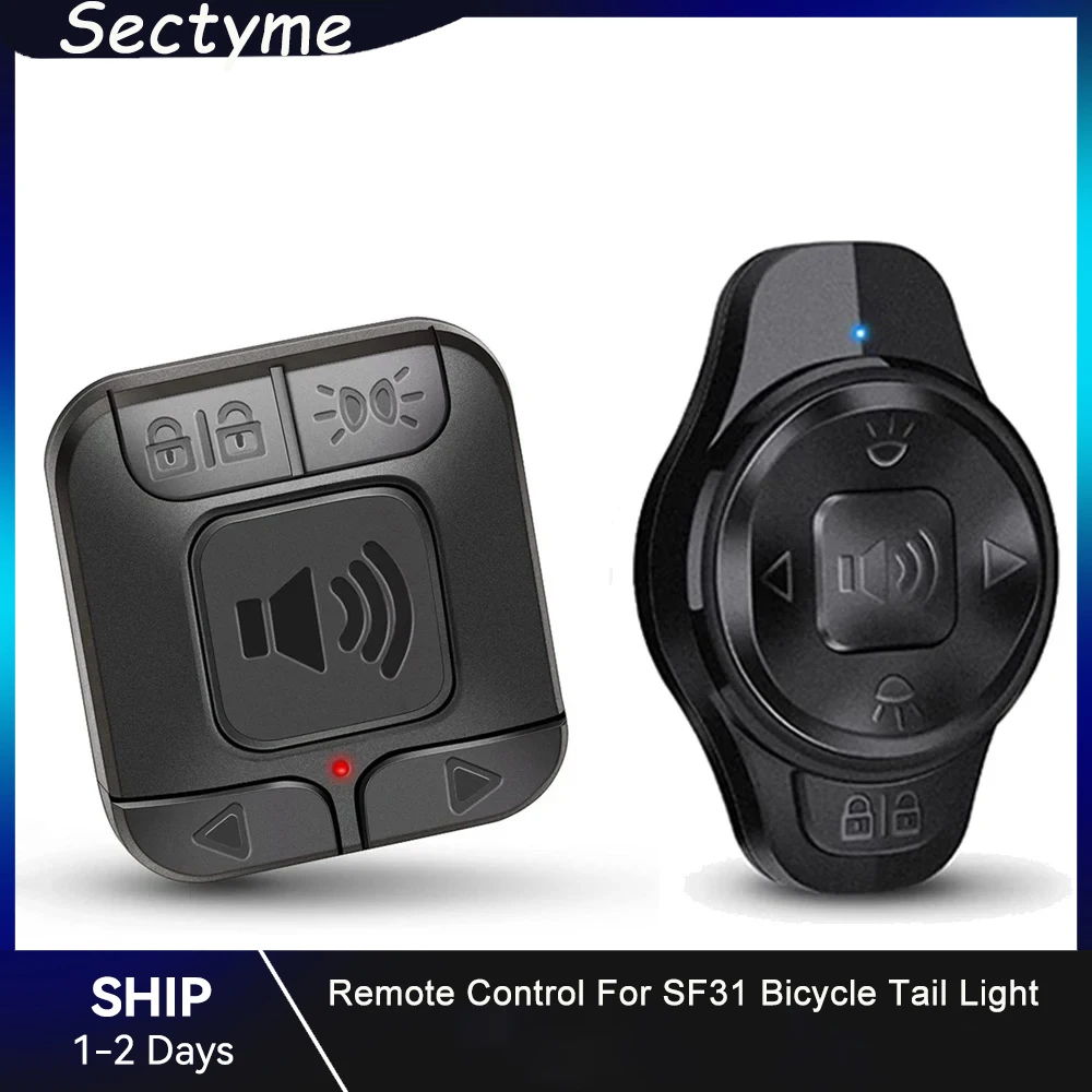 Sectyme Remote Control For SF31 Bicycle Tail Light Alarm Accessories