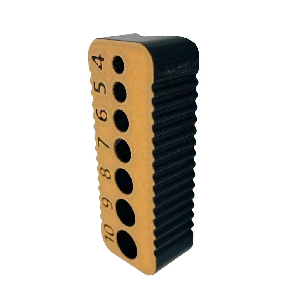 Portable VShape Drilling Guide With 17 Hole Sizes For Accurate Drilling On Different Surfaces Woodworking Tool