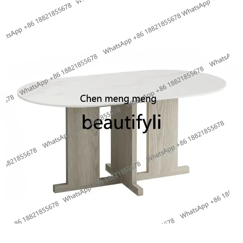 

HHSlate light luxury high-end black dual-purpose solid wood table Italian minimalist new Chinese dining tableH