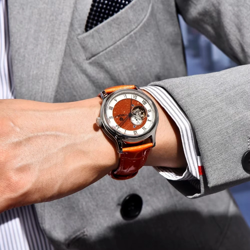 PAGANI DESIGN 2024 New 41MM Tourbillon Roman Digital Fashion Casual NH39 Sapphire Glass Men Automatic Mechanical Watch PD-YS015