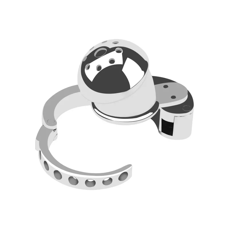 Male Adjustable Chastity Cage Ring Small Large Metal Heavy Penis Cage Lock Bird Cock Ring Slave Bondage Restraint Sex Toy Man