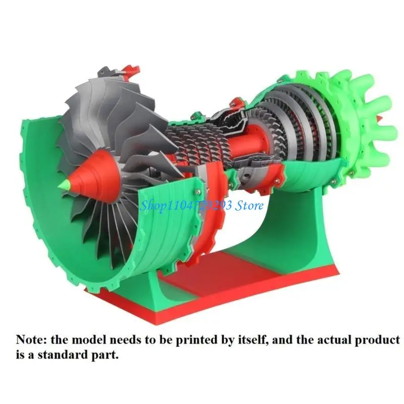 

Y2GD High Precisions 3D Printing Jet Airplanes Engine Model for Aviation Enthusiasts