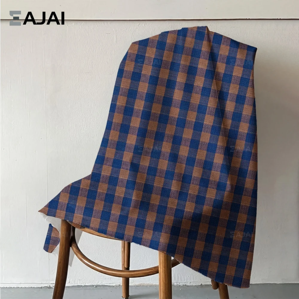 

Eajai Tartan Plaid Fabric Yarn Dyed Twill Double Sided TC Fabric for School Uniform Skirt Pleated Skirt Sewing