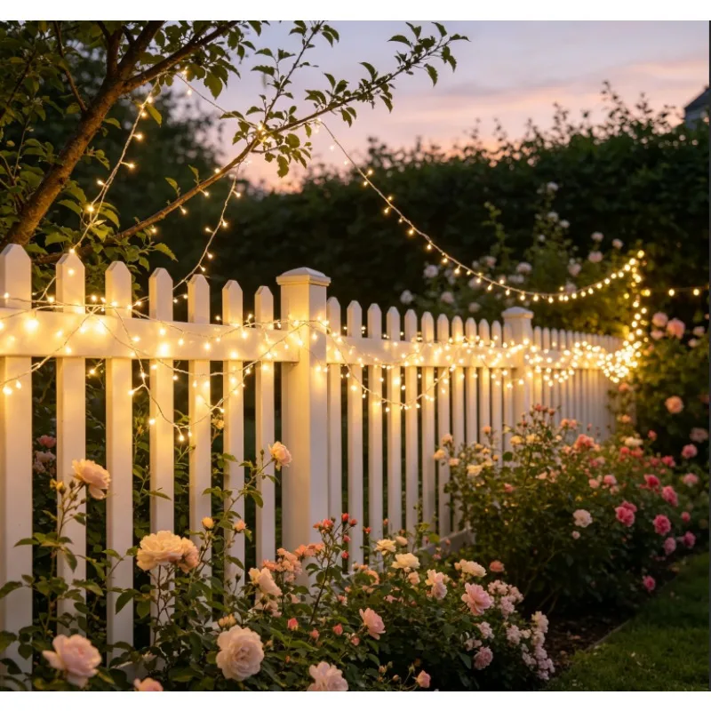 15M-50M Waterproof Cluster LED String Lights Fairy Garland Lamp For Wedding Party New Year Christmas Tree Indoor Outdoor Decor