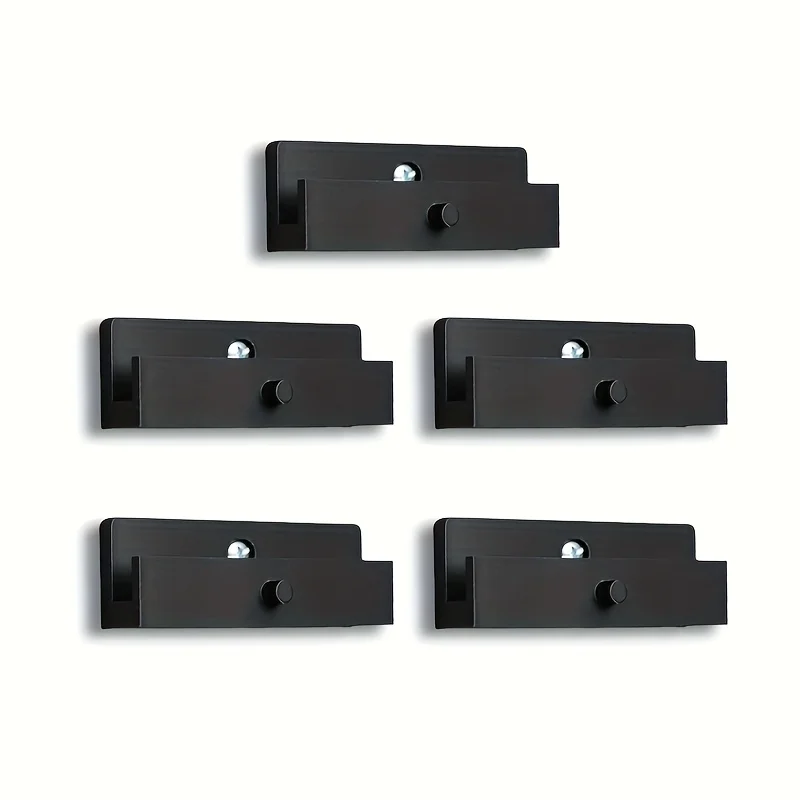 Retro Wall Mount Vinyl Record Display Rack Album Cover Showing Bracket for Music Room Record Store Space Saving Organizer