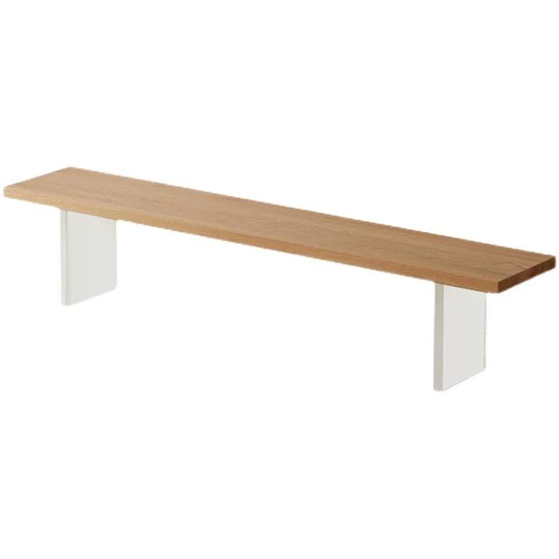 

Nordic simple acrylic solid wood bench, modern home restaurant ash wood dining chair