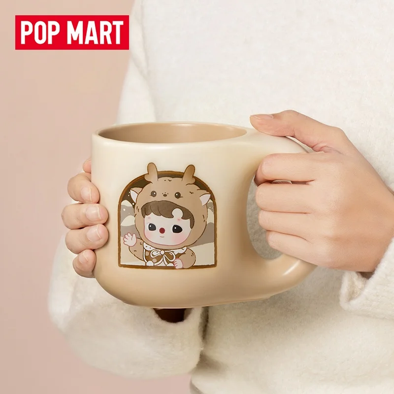 POPMART HACIPUPU SNUGGLE WITH YOU Series Ceramic Cup Set Home Cute Water Cup Kawaii Home Decoration For Girls Birthday Gift