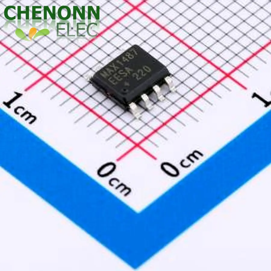 10PCS/LOT MAX1487EESA+T (Drivers, Receivers, Transceivers)