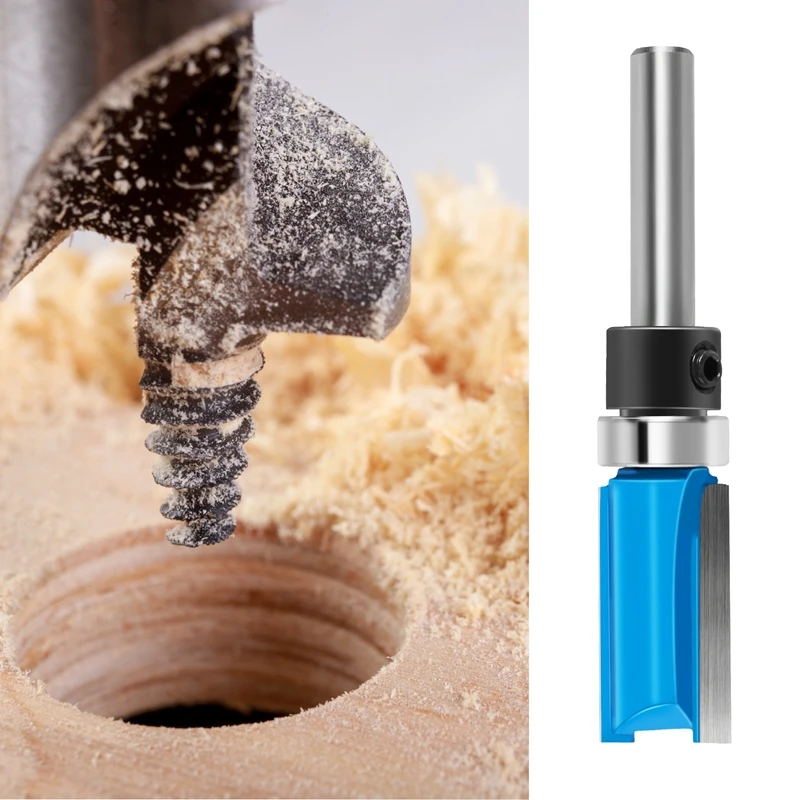 1/4Inch Shank Router Bit Twin 2 Fluted Imperial Jig Template Cutter Woodworking