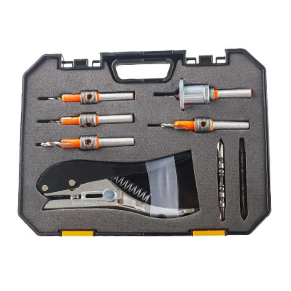 

Woodworking Projects Countersink Router Bit 8PCS Router Set 810mm Shank Size 8mm Shank Size Clean Edges Flexible Compatibility