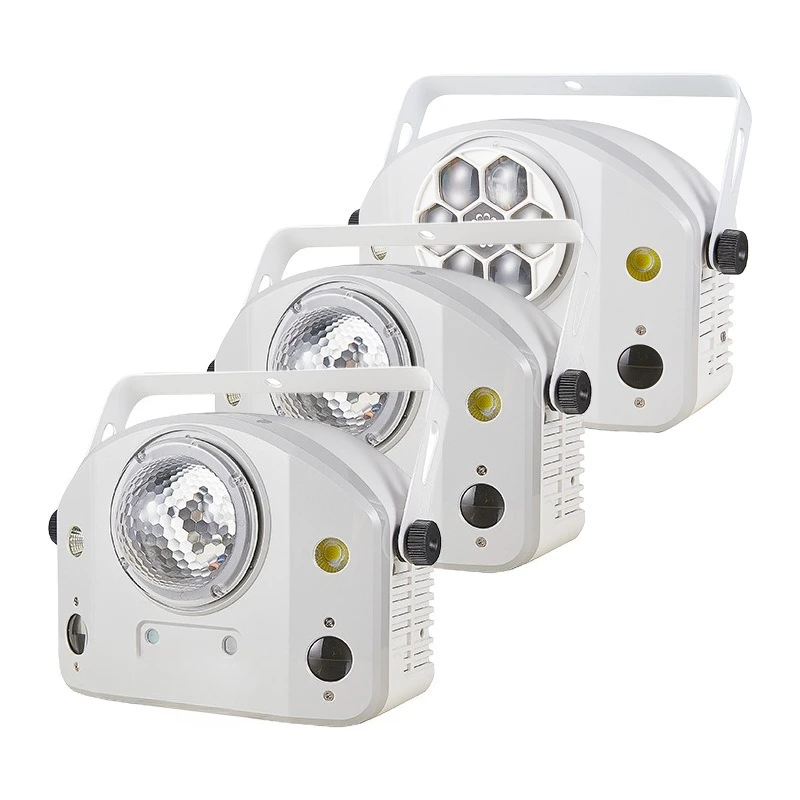

Bar stage lights, spotlights led concert 4-in-1 remote control bee eye group kaleidoscope water wave pattern