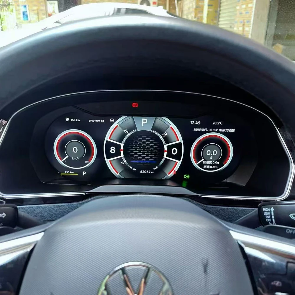 12.3 ''Digital Virtual Cockpit Dashboard Cluster Speedometer สําหรับ VW PASSAT CC B7 B8 GOLF 6 7 T6 Tiguan Scirocco Jetta